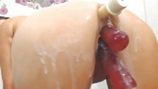 სამმაგი dildo assault ნაღების მოყვარული, საშო, ყველა porn videos